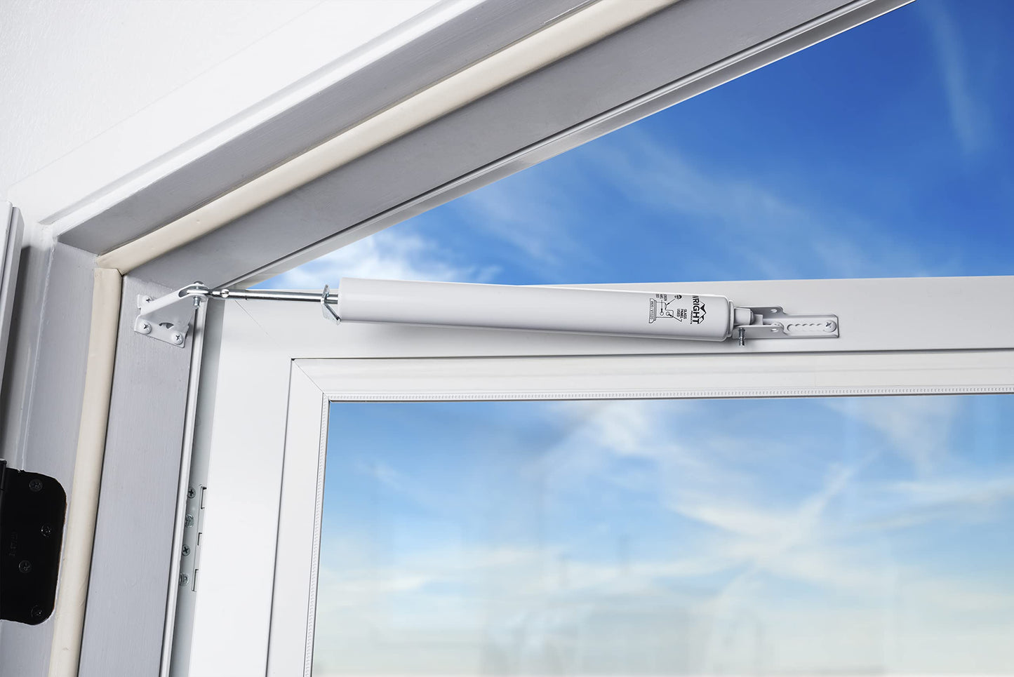 Wright Products 2 Set Heavy Duty Pneumatic Screen and Storm Closer Replacement Kit for Medium and Heavy Weight Screen and Storm Doors, Black (White)