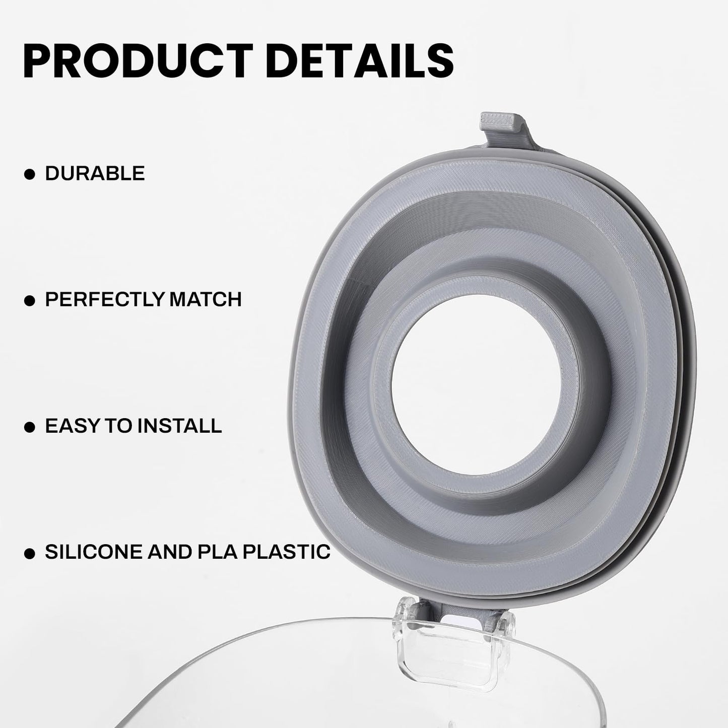 MITCHENIFY Replacement Dust Bin Lid with Gasket for Tineco S11 & A11 Cordless Stick Vacuum Canister Accessories