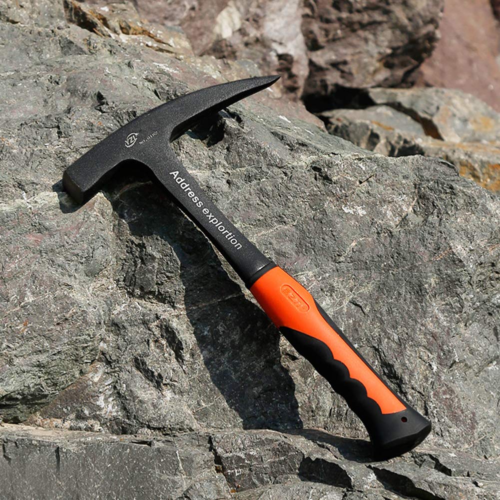 Rock Pick - 28 oz Geological Hammer with Pointed Tip-Masonry Hammer-081624