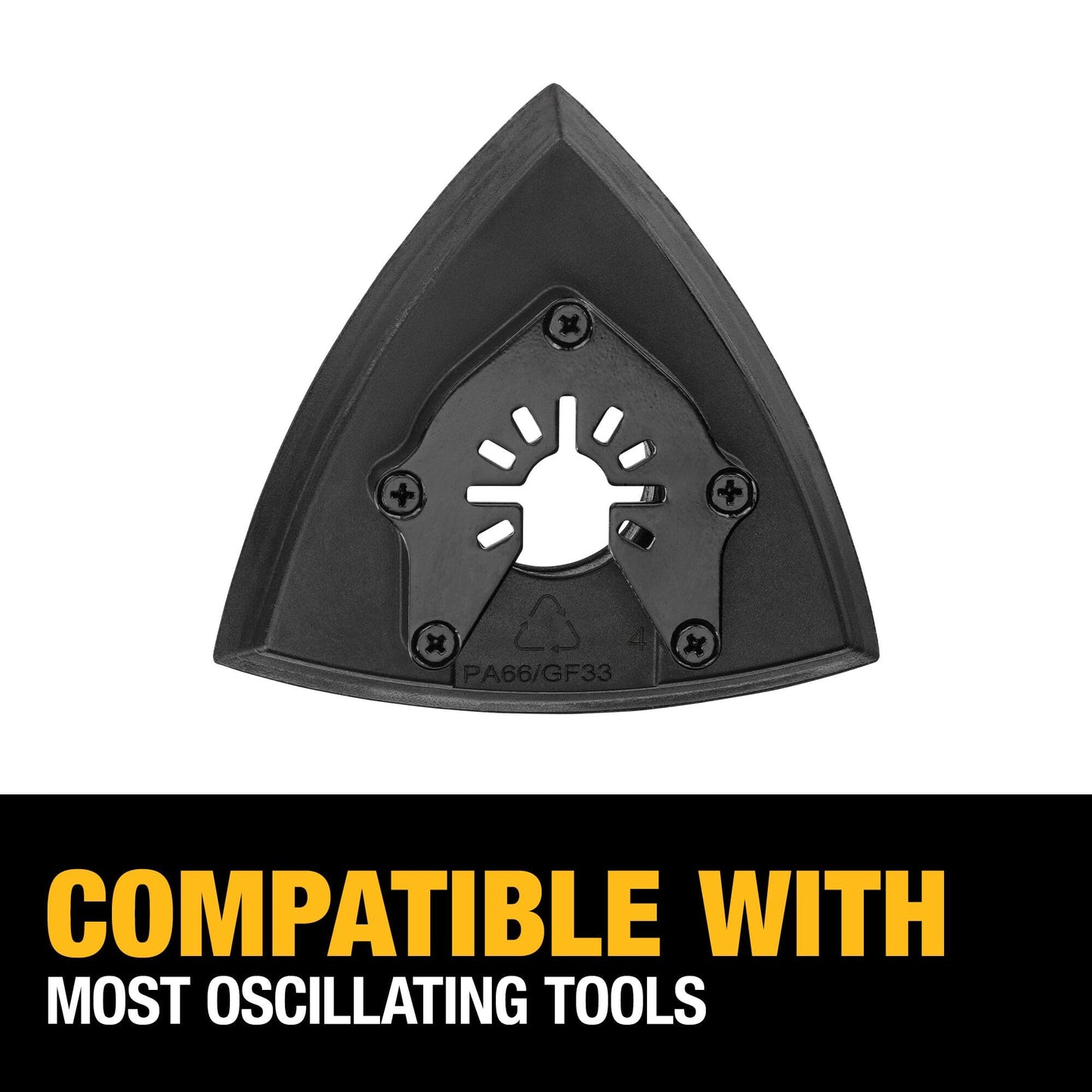 DEWALT Sanding Pad For Oscillating Tool (DWA4200), Black