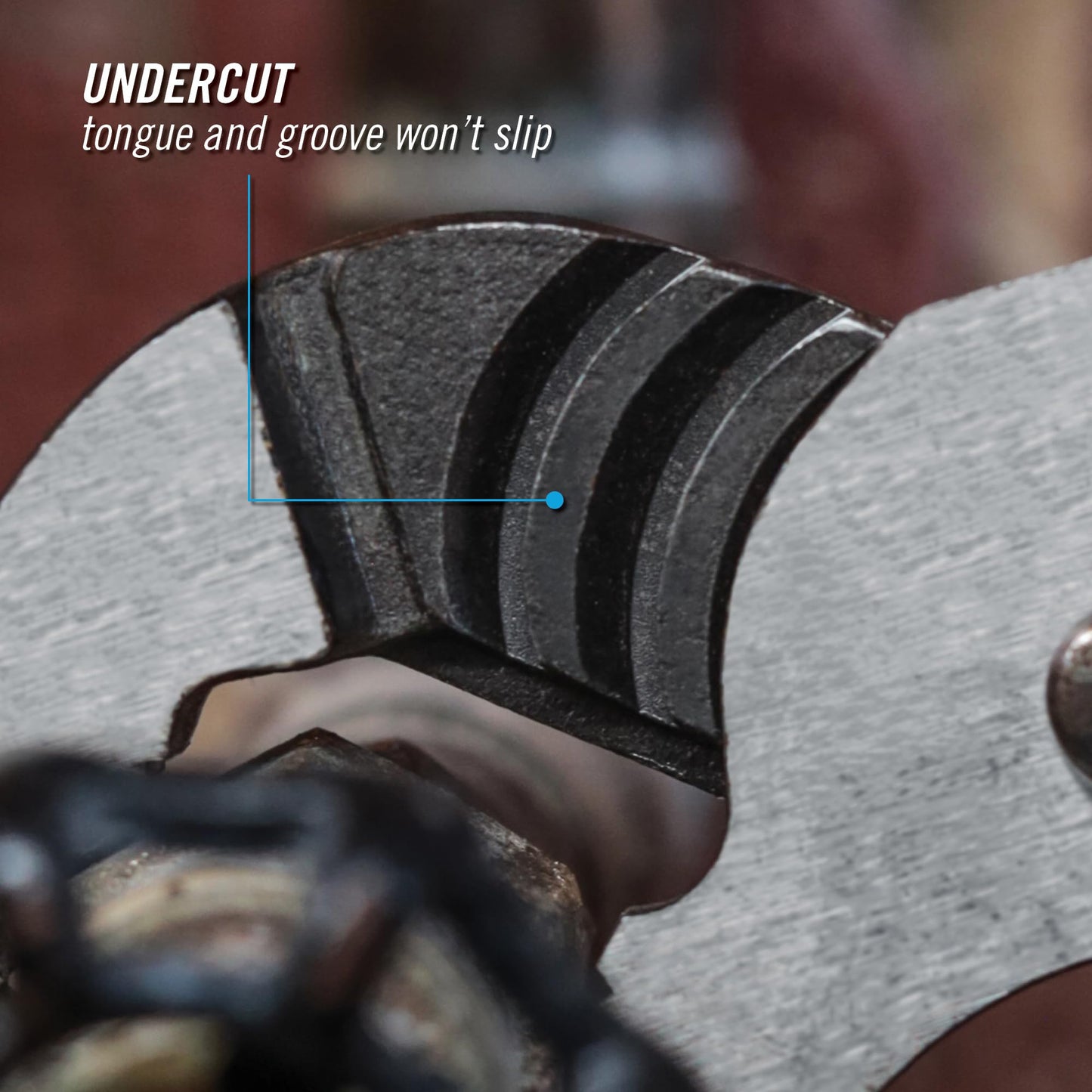 Channellock Tongue & Groove Plier 442 - V-Jaw, High Carbon Steel - 12 Inch