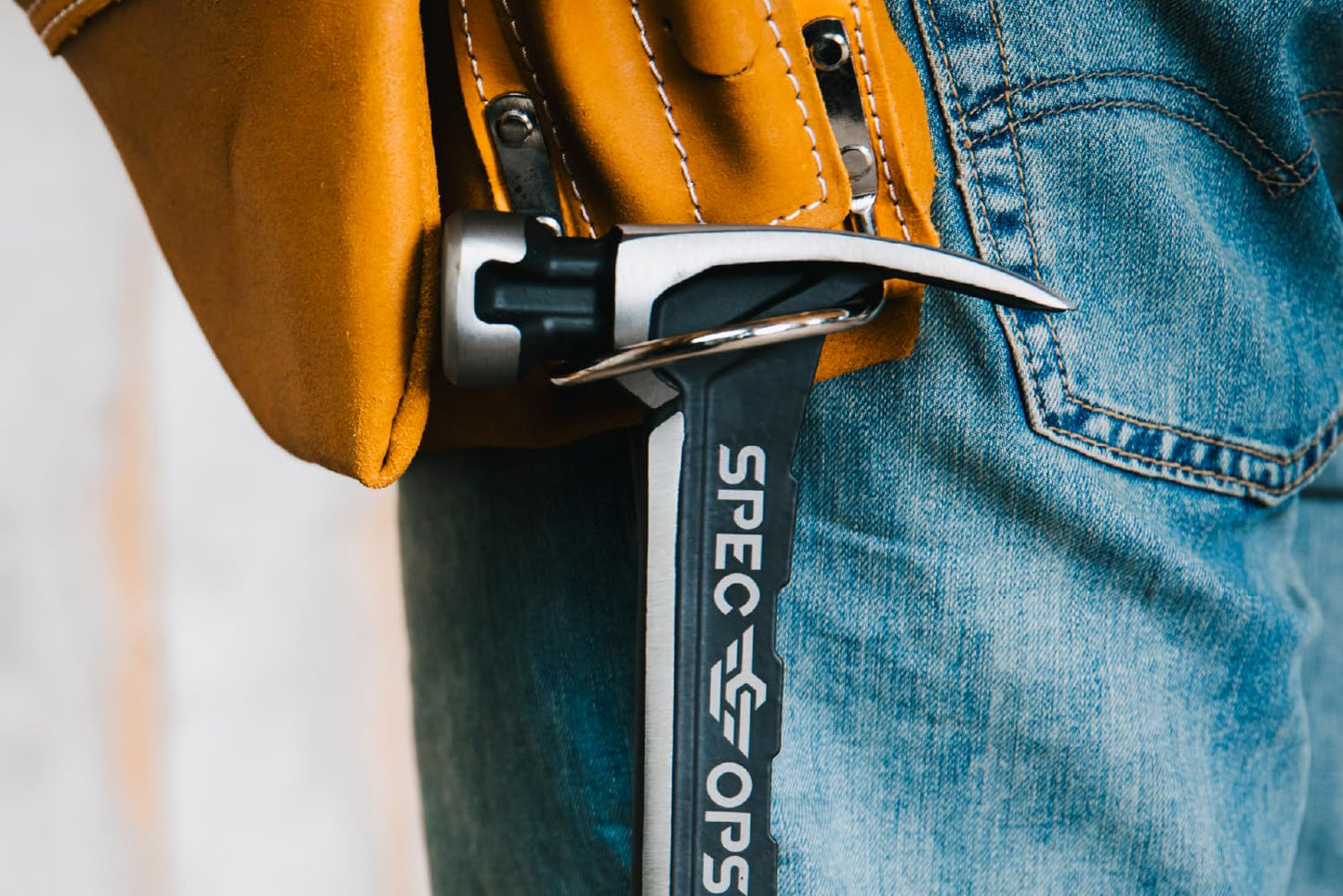 Spec Ops Tools Framing Hammer, 28 oz, Rip Claw, Milled Face, Soft Mallet Cap, Shock-Absorbing Grip, 3% Donated to Veterans