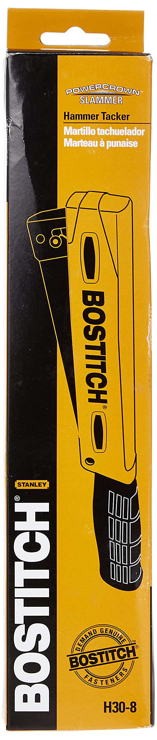 BOSTITCH Hammer Stapler/Tacker, Manual, 1/4-Inch to 3/8-Inch (H30-8)