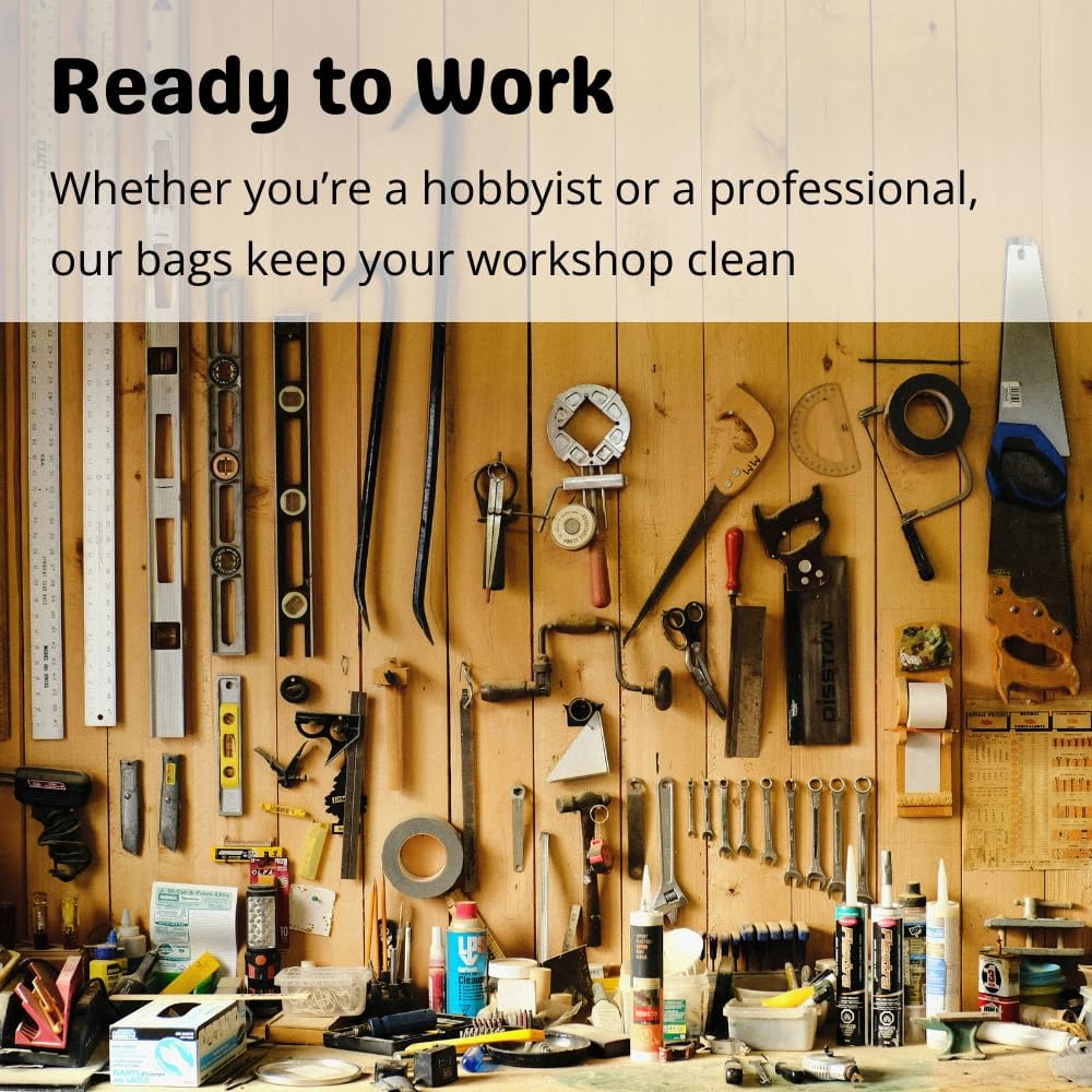 Harbor Freight Dust Collector Bags for Central Machinery 35 and 70 Gallon Dust Collector | Made in USA