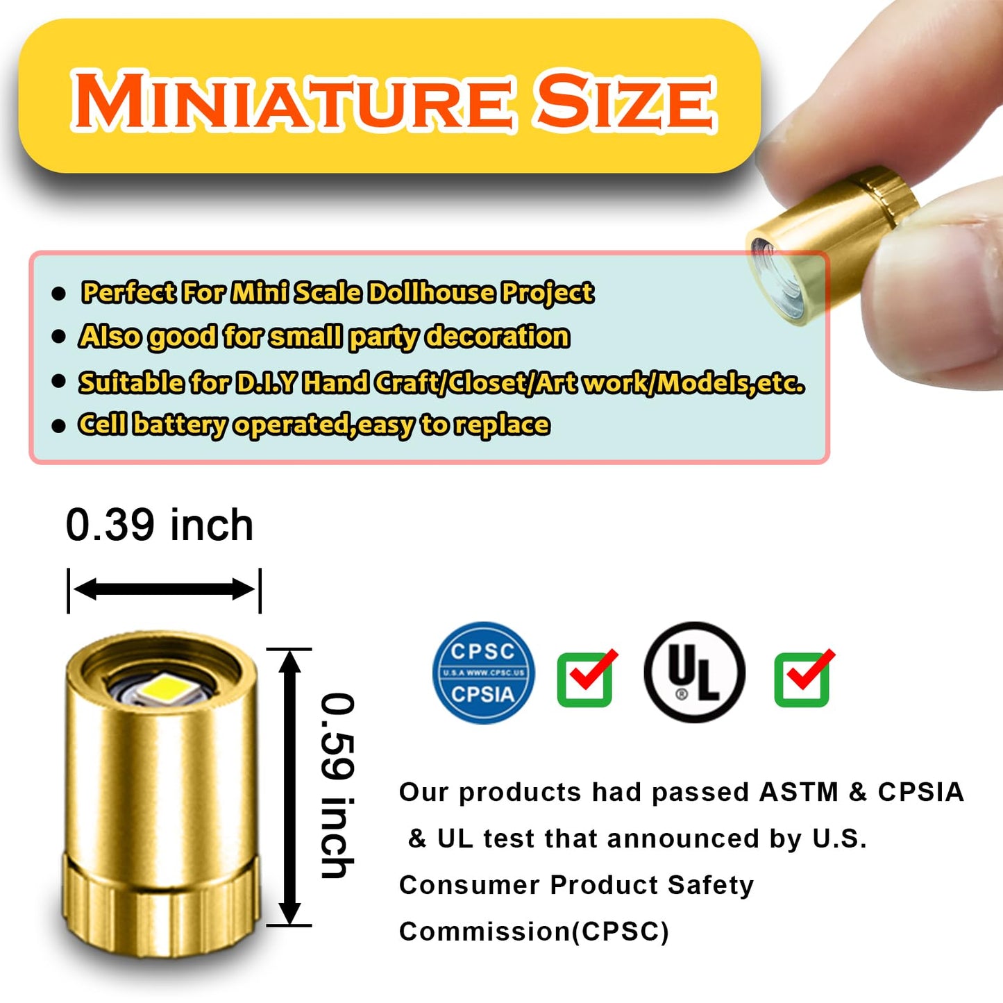 10-Pack Mini Battery LED Spotlights, Warm White, Wireless for Artwork, Jewelry Displays, Closets & DIY Crafts