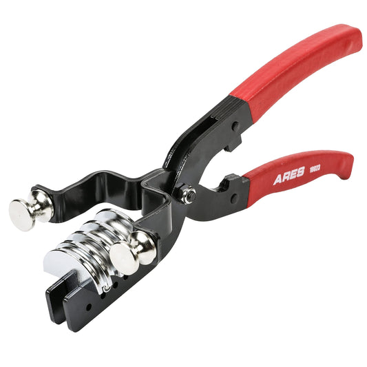 ARES 10023 4-in-1 Tubing Bender Pliers – Quick 90° Bends for Brass, Copper, Steel, Stainless & Aluminum, 3/16"–3/8" Tubing