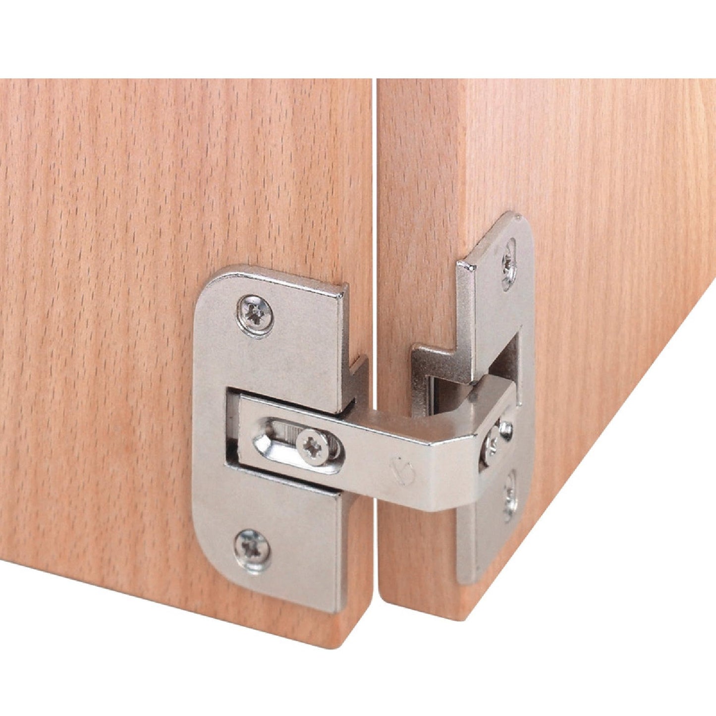 Hafele America 343.90.710 Pie-Cut Corner Cabinet Hinge, 78 Degree Opening Angle