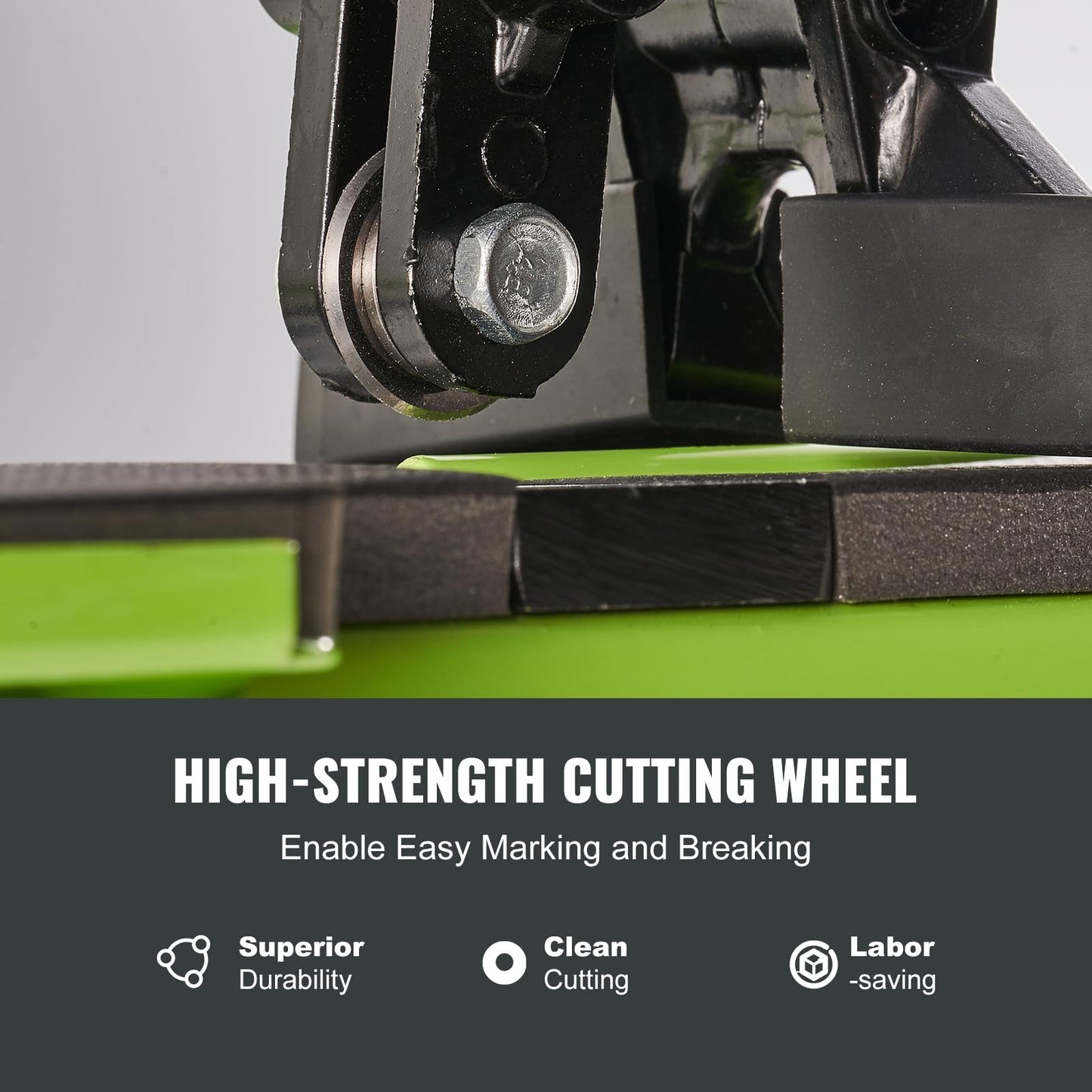 VEVOR 48" Manual Tile Cutter, All-Steel Frame with Laser Guide & Spare Cutter, Hand Tool for Precision Porcelain & Ceramic Tiles