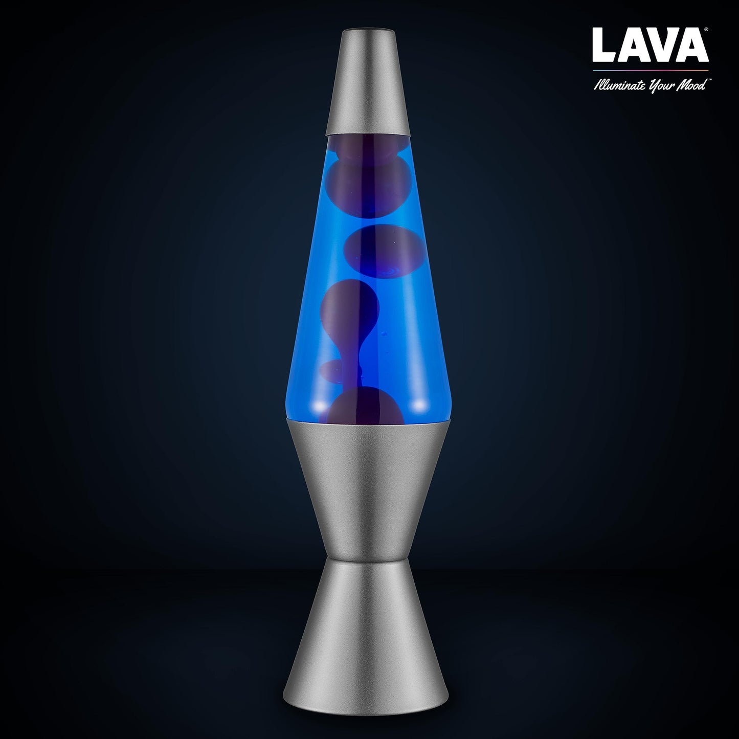 Lava® Lamp - 14.5" Cosmic Wave - The Original Motion Light - Purple Wax and Blue Liquid - Item #2633 (Amazon Exclusive)