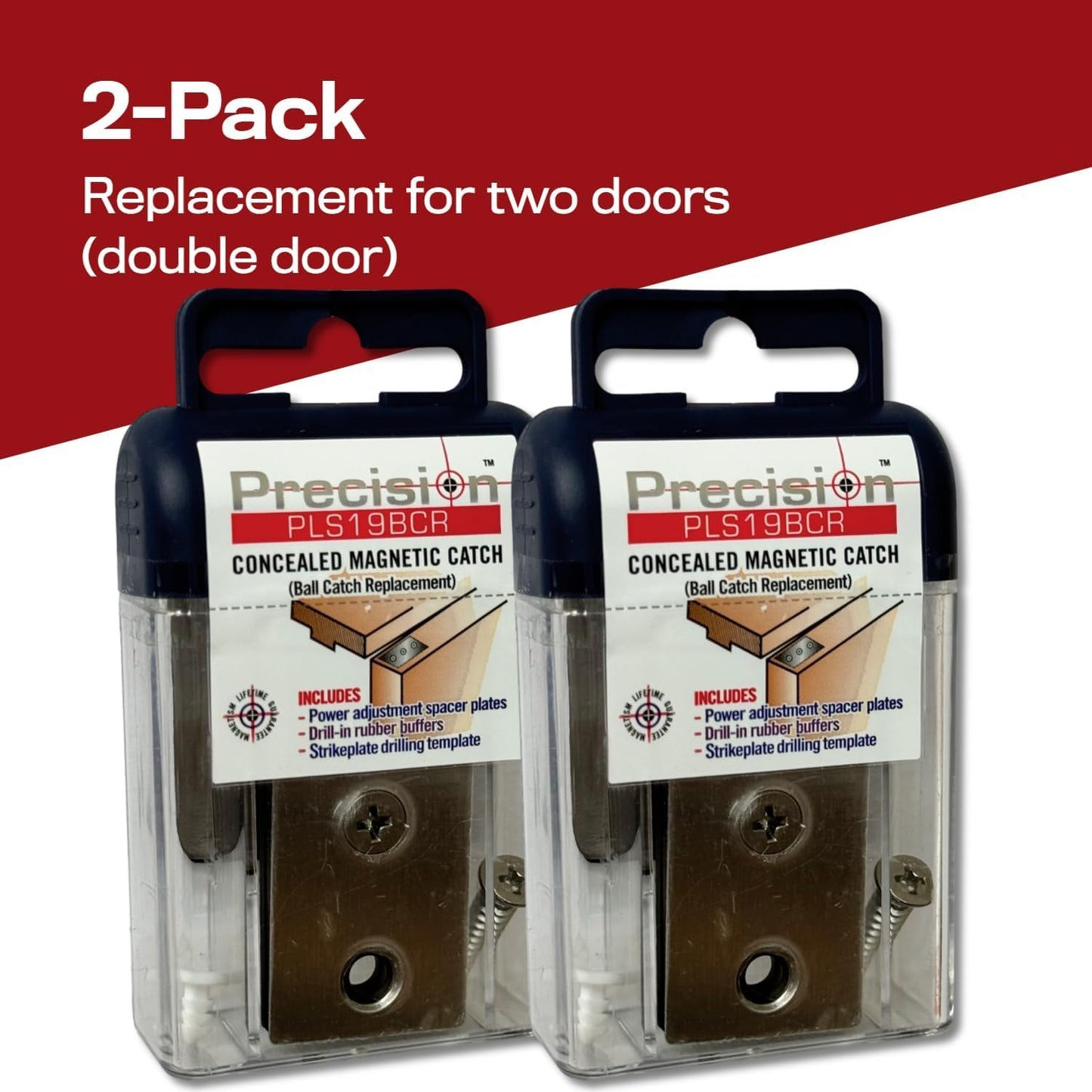 Precision Lock, PLS19BCR, 2-Pack