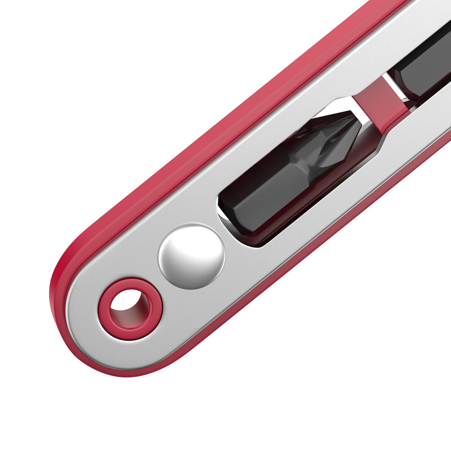 Bates Mini Ratchet Wrench, 1/4" Magnetic 90 Degree Screwdriver, Low Profile Right Angle Screwdriver for Tight Spaces