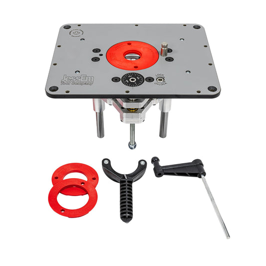 JessEm 02310 Rout-R-Lift II Router Lift For 3.5 Inch Diameter Motors