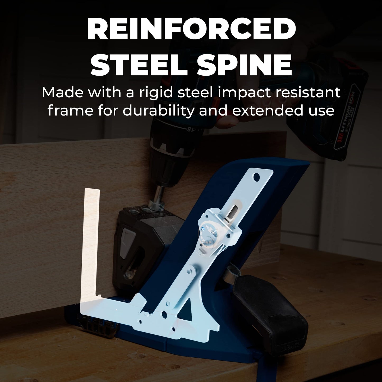 Kreg 720PRO Pocket-Hole Jig Kit with Easy Clamping & Adjustment, Includes Pocket-Hole Screws, for 1/2"–1-1/2" Materials