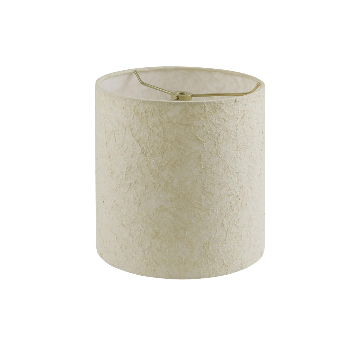Aspen Creative 31237 Transitional Drum (Cylinder) Shaped Spider Construction Lamp Shade in Parchment, 8" Wide (8" x 8" x 8")