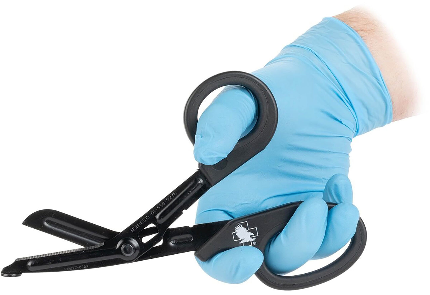 North American Rescue Trauma Shear (7 1/4 Inch) NAR Premium Grade Black Safety Shears Medical Scissors (ZZ-0063)