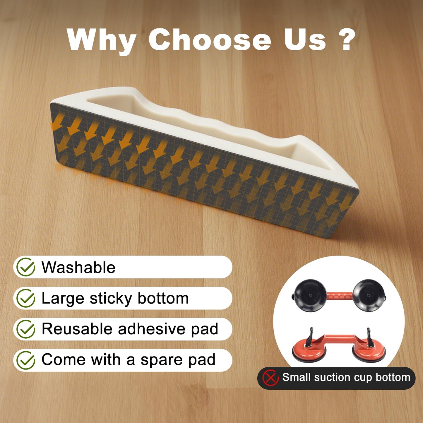 Floor Gap Fixer Tool, Violetfox Heavy-Duty Plank Grabber Laminate Flooring Tools Wood Floor Repair LVP Installation Kit (New Version)