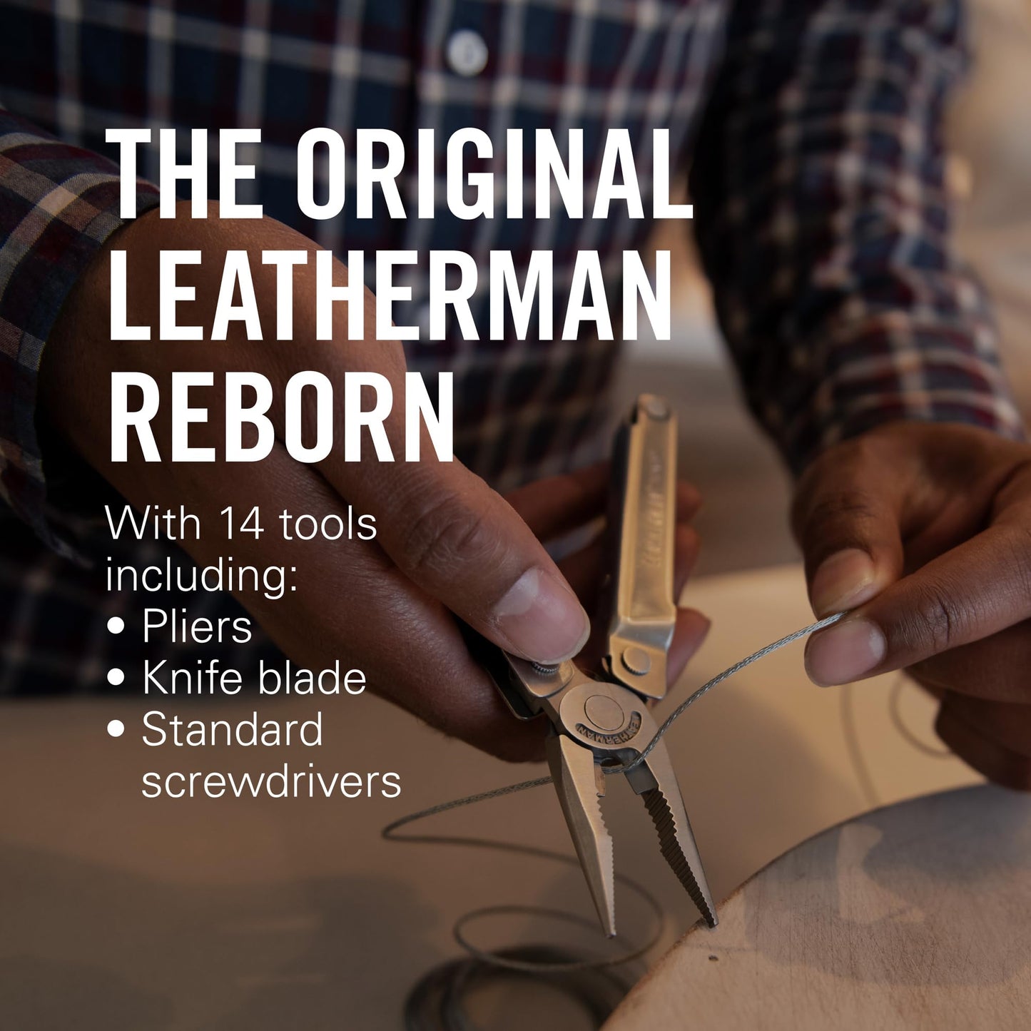 LEATHERMAN, Bond Multitool, Stainless Steel EDC Tool with 420HC Blade, Built in the USA