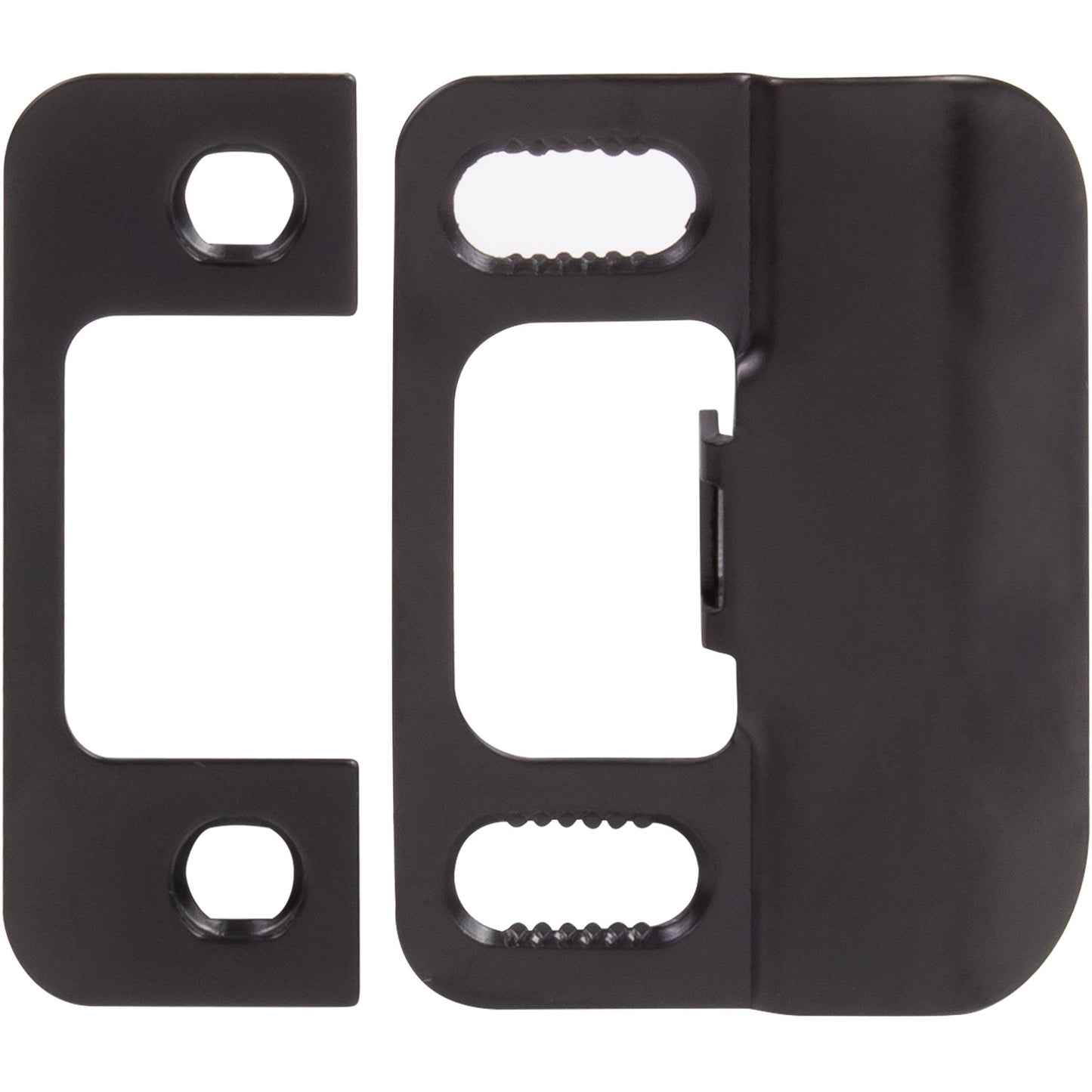 Stone Harbor Hardware Adjustable Strike Plate, Matte Black
