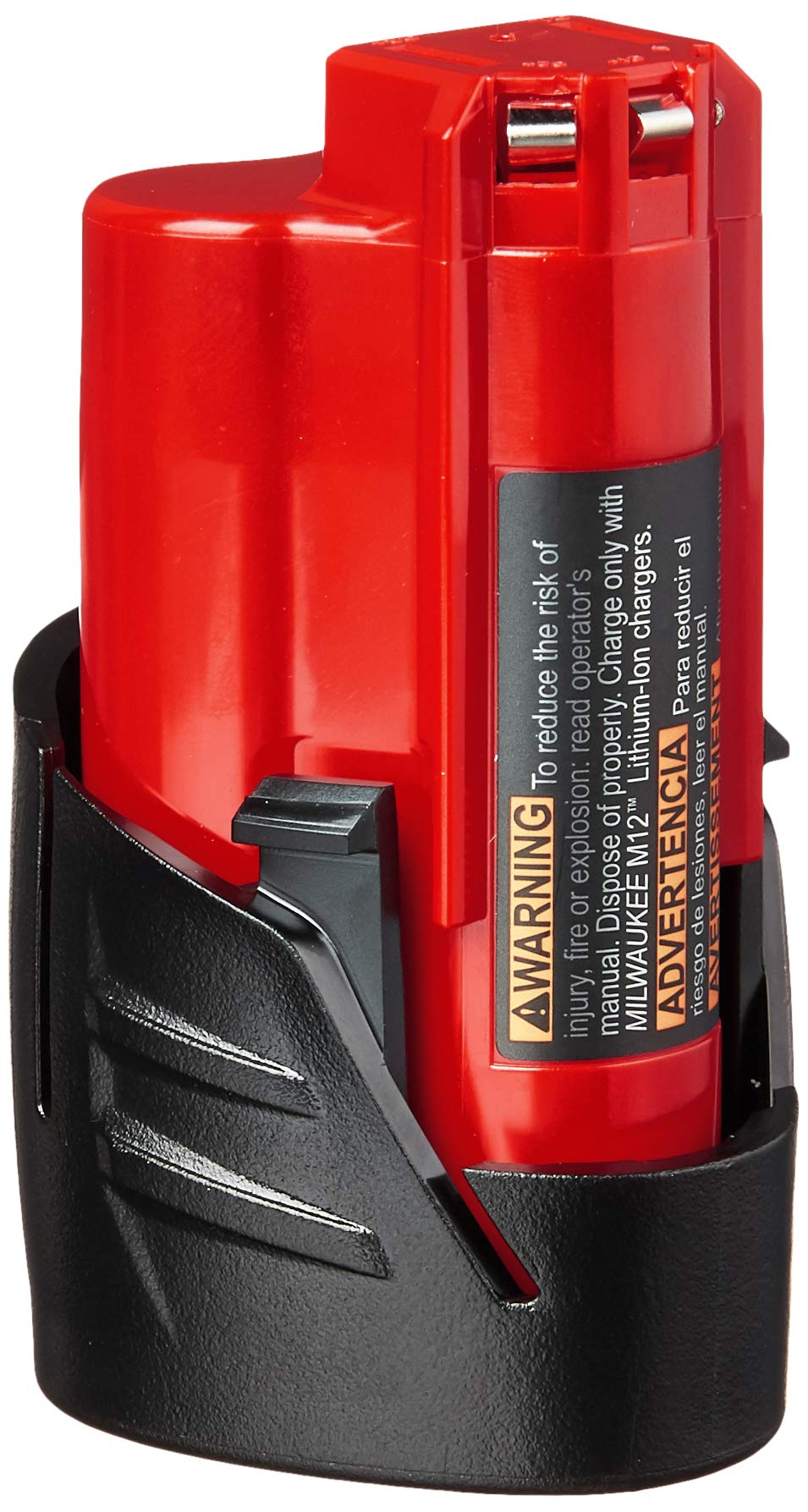 Milwaukee 48-11-2401 Genuine OEM M12 REDLITHIUM 12 Volt 1.5 Amp Compact Lithium Ion Battery with Overload Protection for Cordless Power Tools