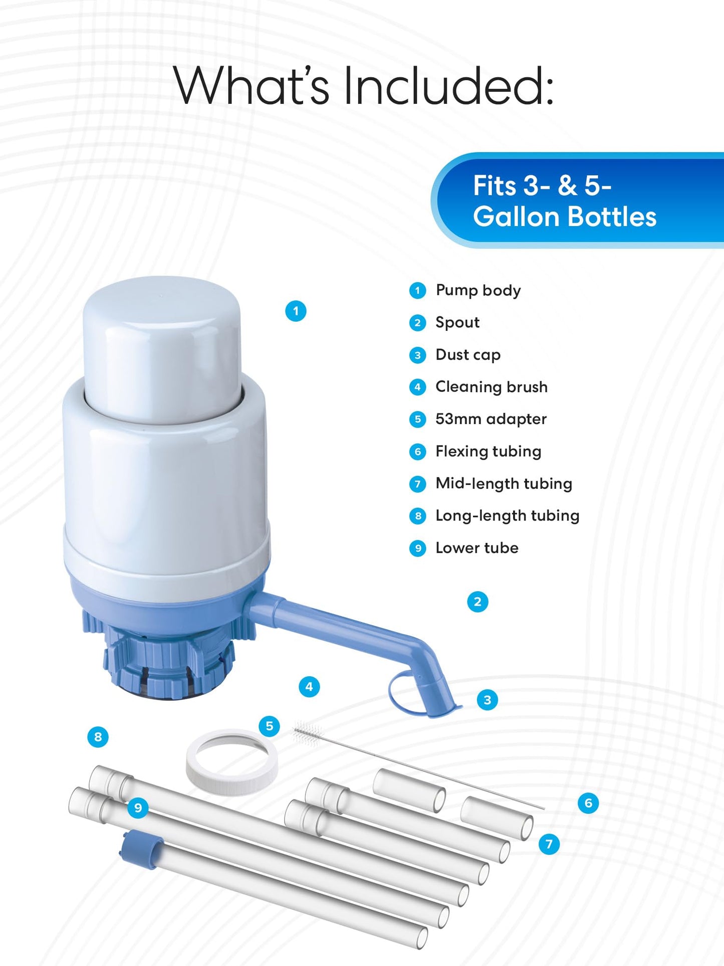Brio Universal Manual Drinking Water Pump