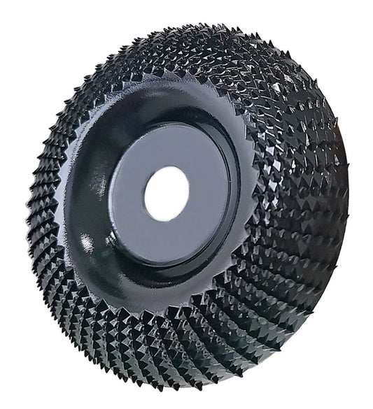 Wood Carving Disc Grinder Wheel Disc 4 Inch Wood Shaping Wheel Wood Grinding Shaping Disc for Angle Grinders with 5/8” Arbor