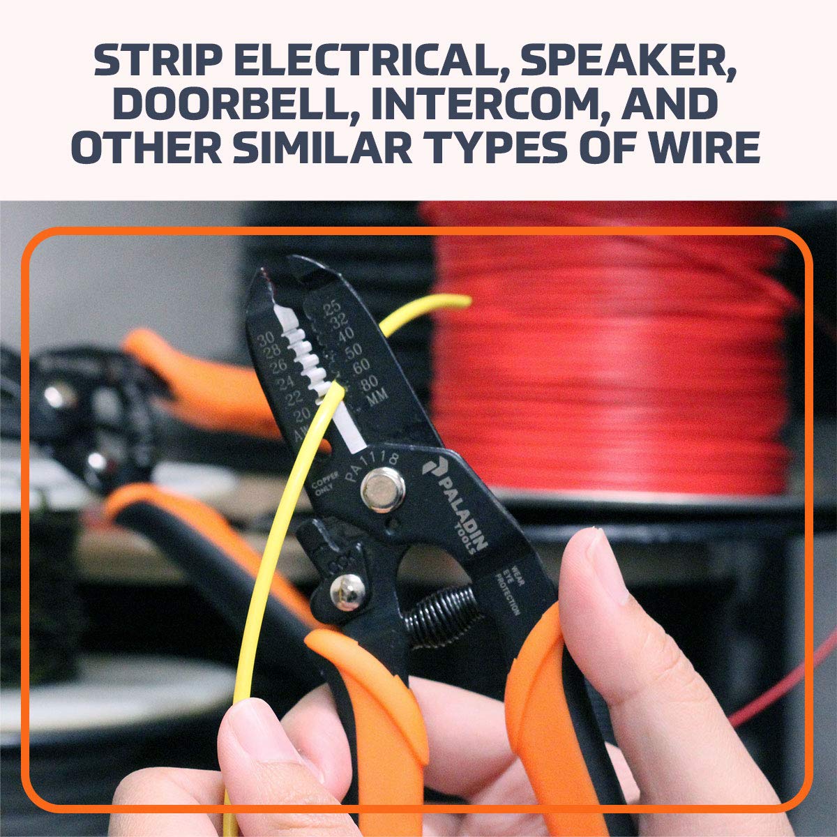 Paladin Tools PA1123 Wire Stripper Bundle, 22-10 AWG and 30-20 AWG (Orange, 30-20 AWG)