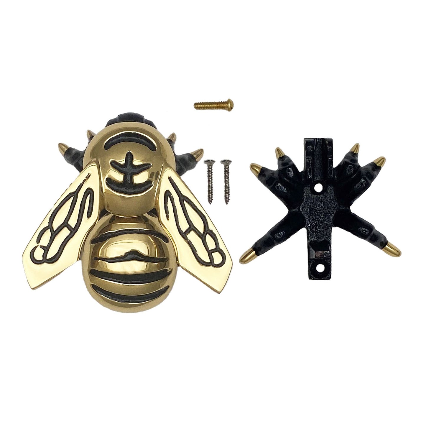 Bumblebee Door Knocker - Brass (Standard Size)