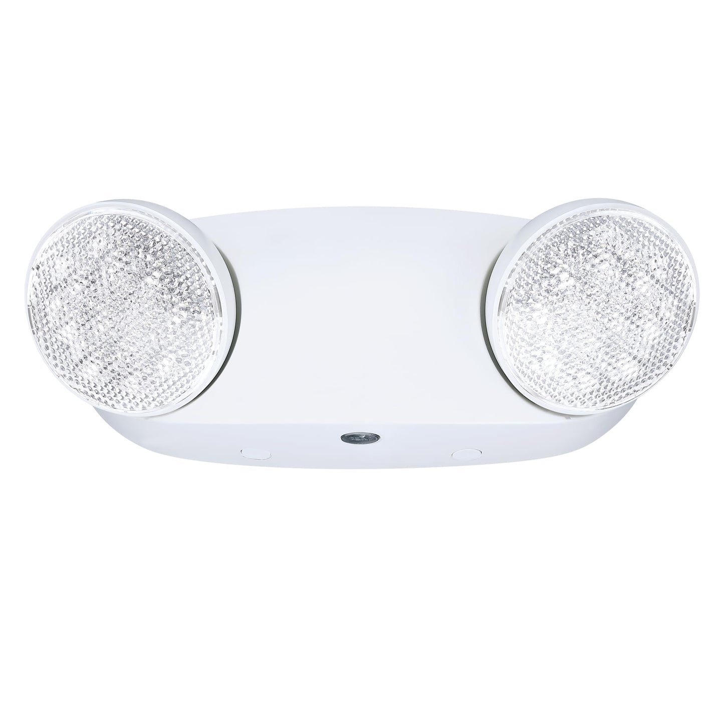 GRUENLICH LED Emergency Light, Exit Lighting Fixtures with 2 LED Bug Eye Heads and Back Up Batteries, UL 924 Qualified, 120/277 Voltage, 1-Pack