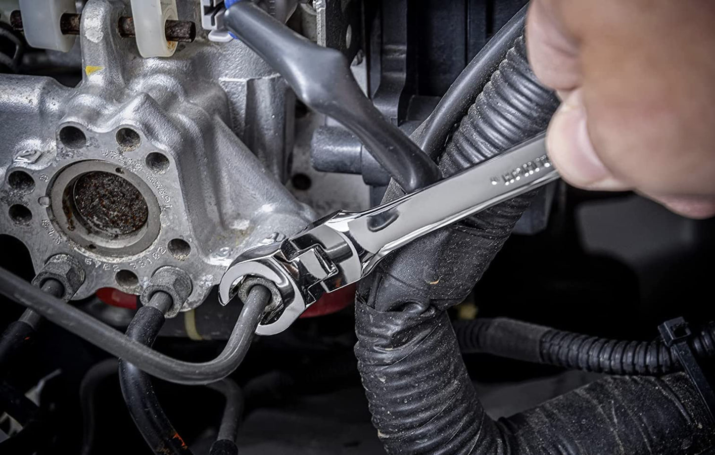 GEARWRENCH 6 Pc. Flex Flare Nut Wrench, Metric - 81911D