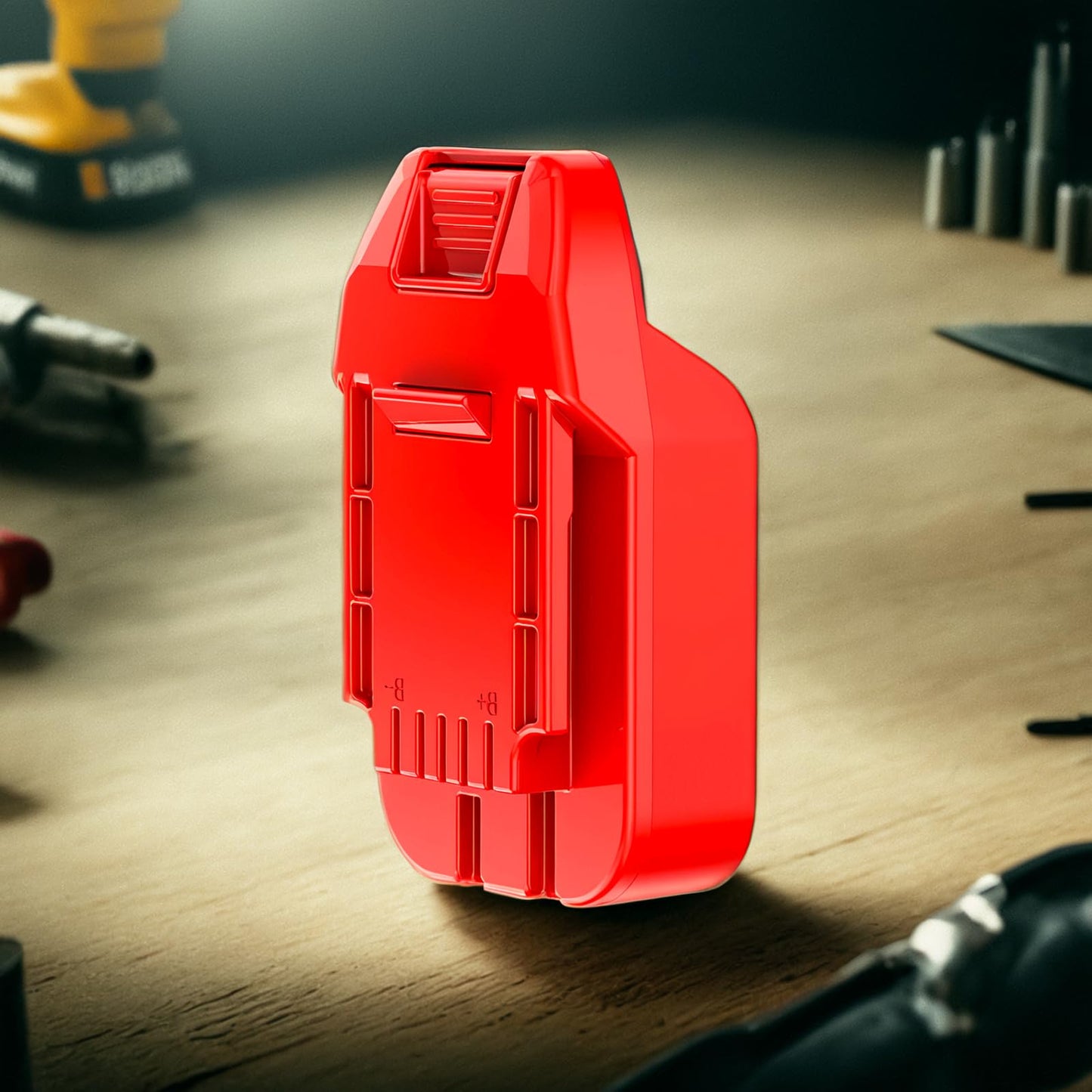 Adapter Upgrade for Bauer 20v Tools - Used for DeWalt 20v MAX Slider Li-Ion Batteries Installation and Power Supply - 1 Adapter Only