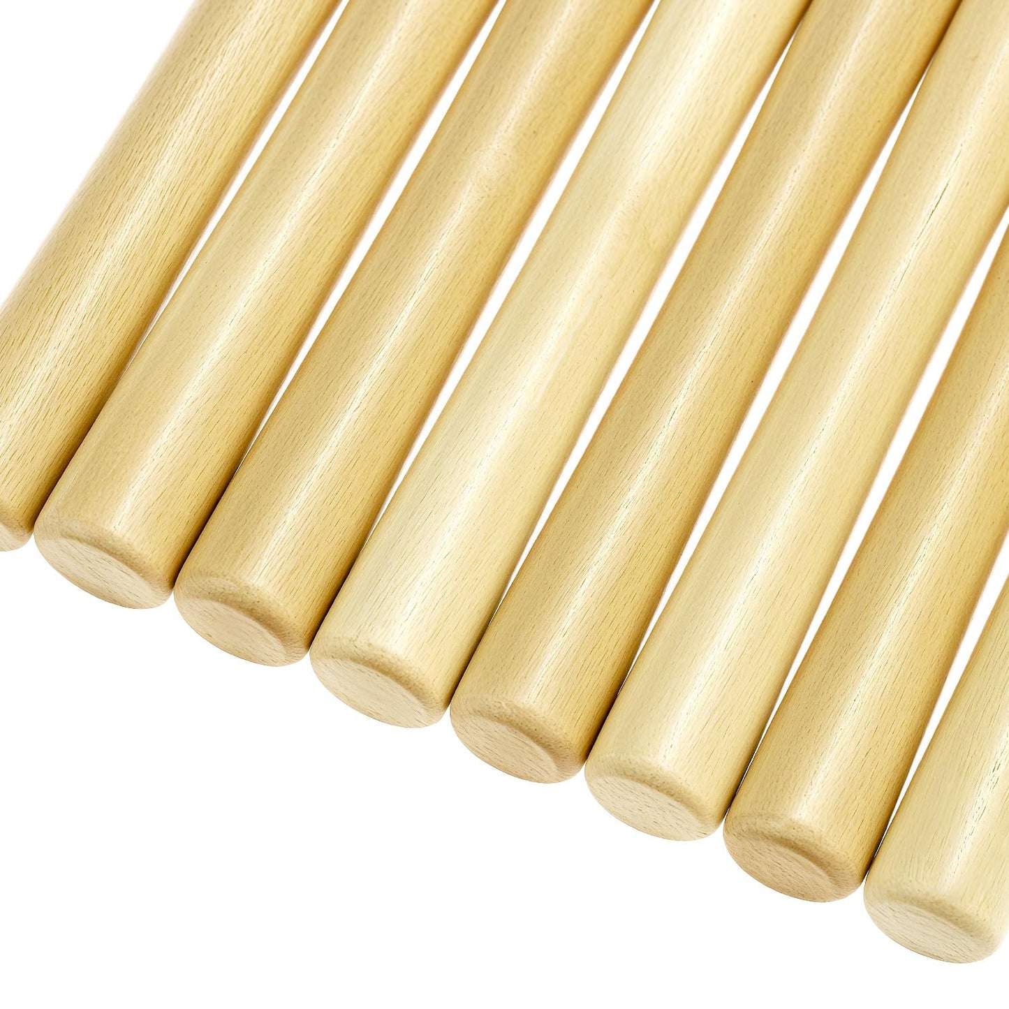 QWORK Wood Turning Chisel Set, 8 Pcs Lathe Chisel Set with Triple Tempered Chromium-Vanadium Steel for Woodworking and Craftsmanship