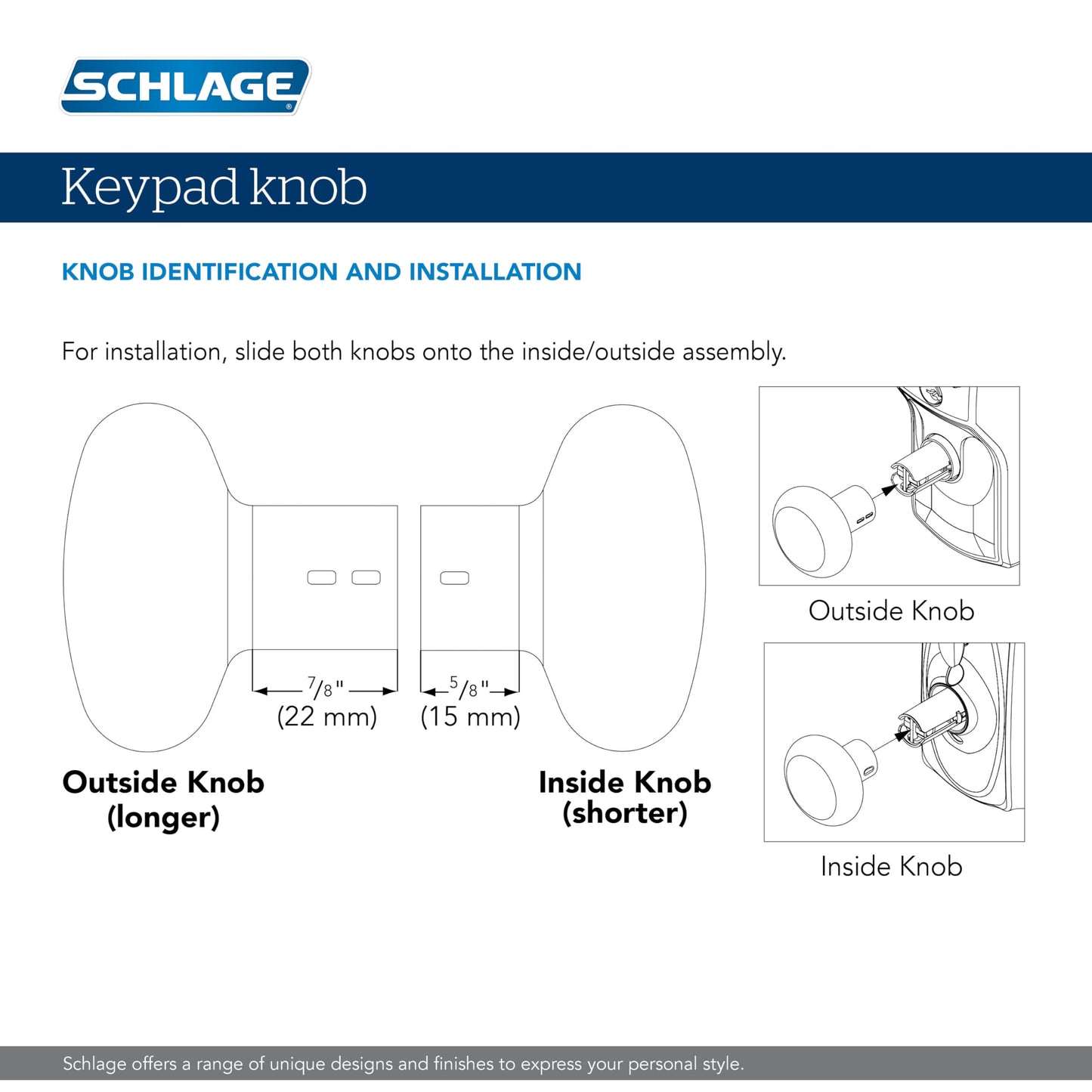 SCHLAGE FE595 CAM 626 ACC Camelot Keypad Entry with Flex-Lock and Accent Levers, Brushed Chrome