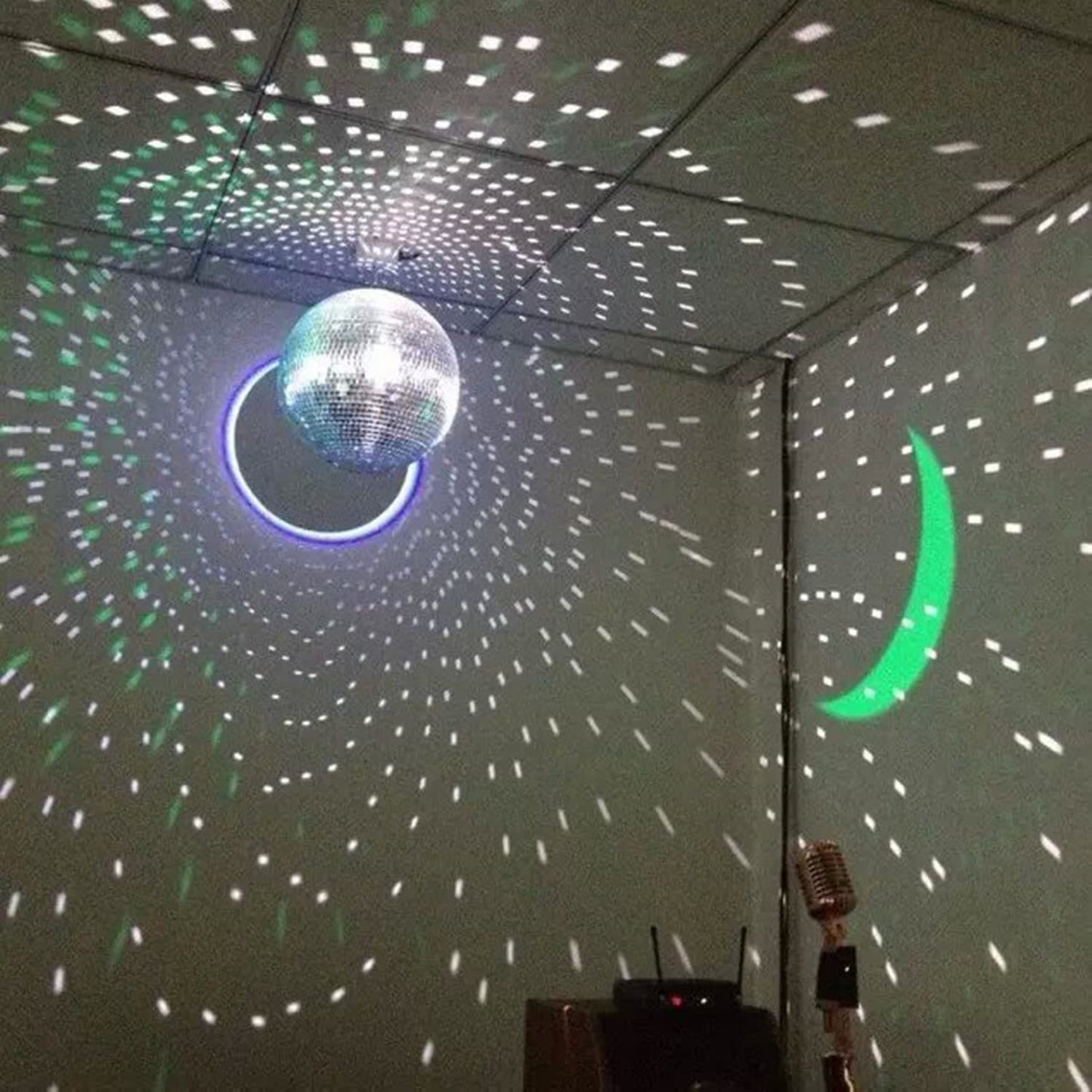 Mirror Disco Ball 8 Inch Hanging Disco Ball for Party Wedding Holiday Home Decoration, Silver