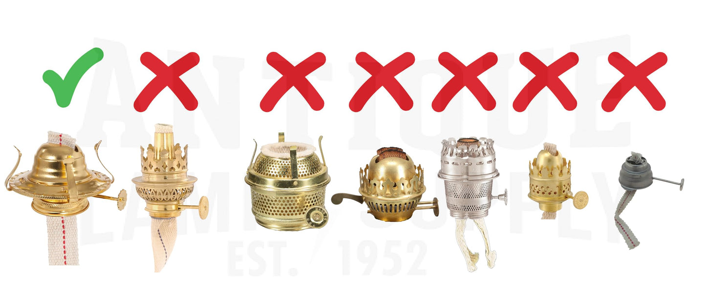 B&P Lamp® 3 Inch by 10 Inch Regular Style Glass Lamp Chimney with 3/4 Frosted Design for Vintage and Antique Style Globes