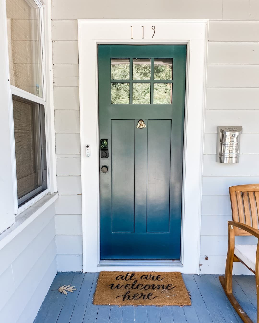 Bumblebee Door Knocker - Brass (Standard Size)