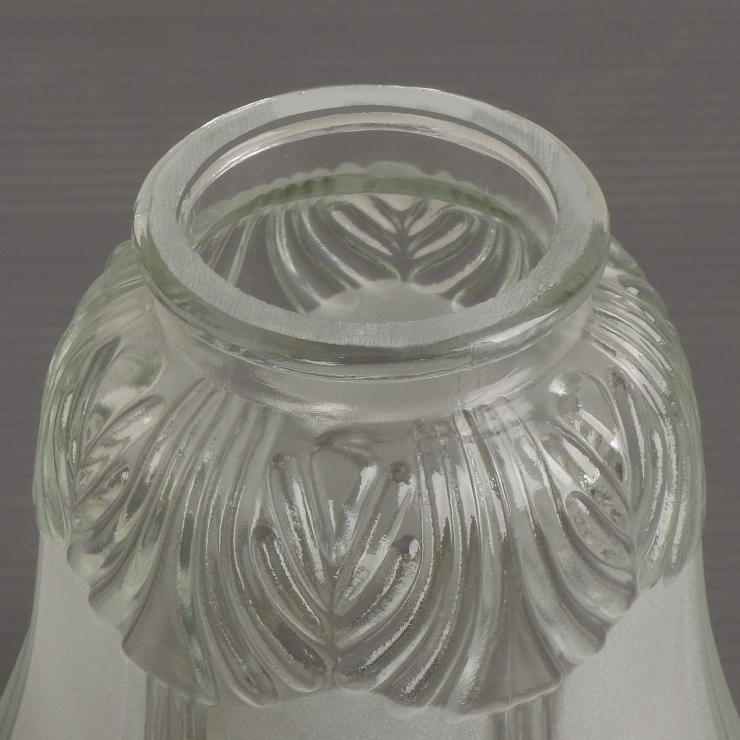 Anmire 4-Pack Frosted Glass Flower Shades, Bell-Shaped Replacement Globes for Chandelier, Ceiling Fan, Wall Sconce, 2-1/8" Fitter