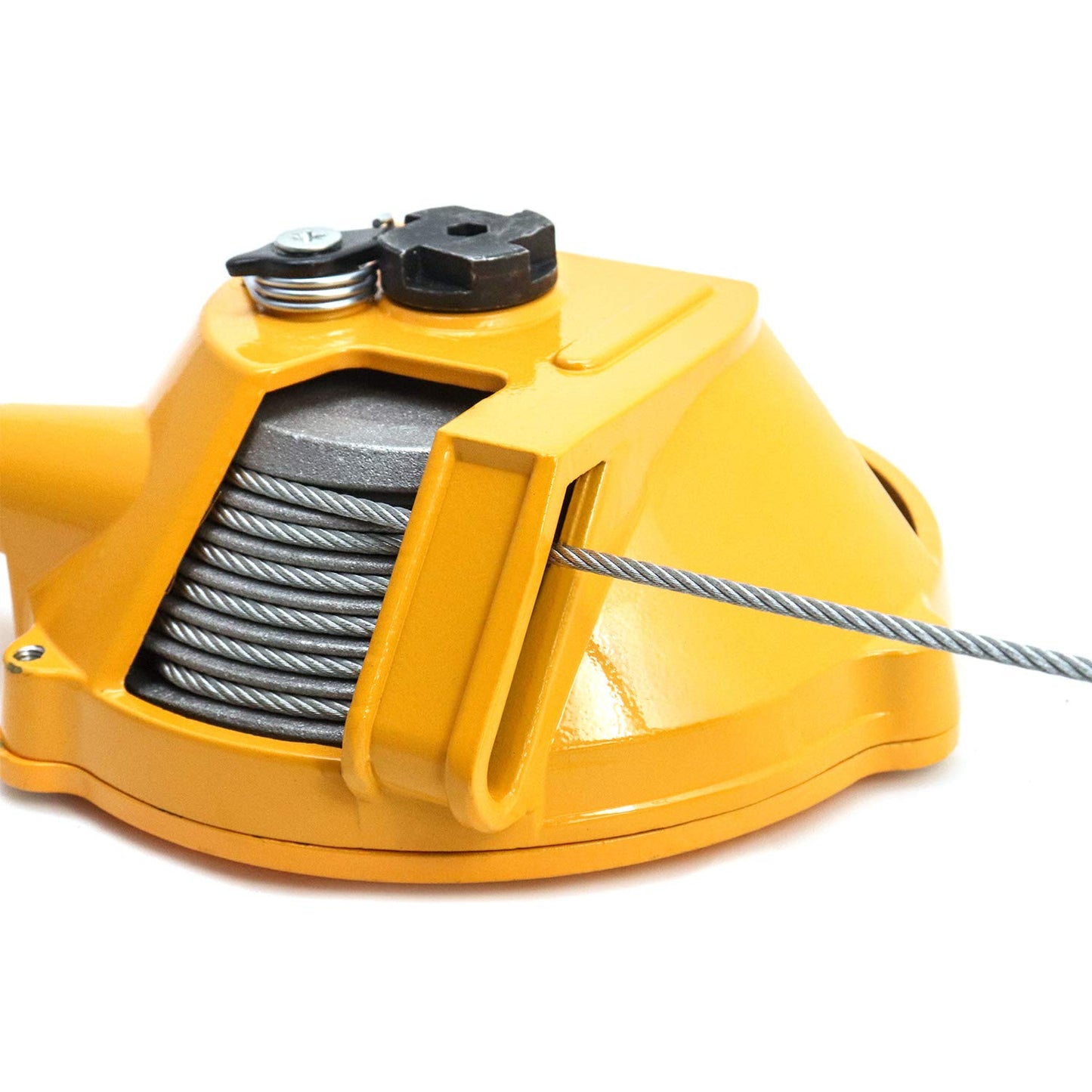 QWORK Spring Balancer, 7-11lbs(3-5kg) Retractable Balancer with 5 Ft Long Wire Rope and Hook, Retractable Spring Tool Hanging Holding Equipment