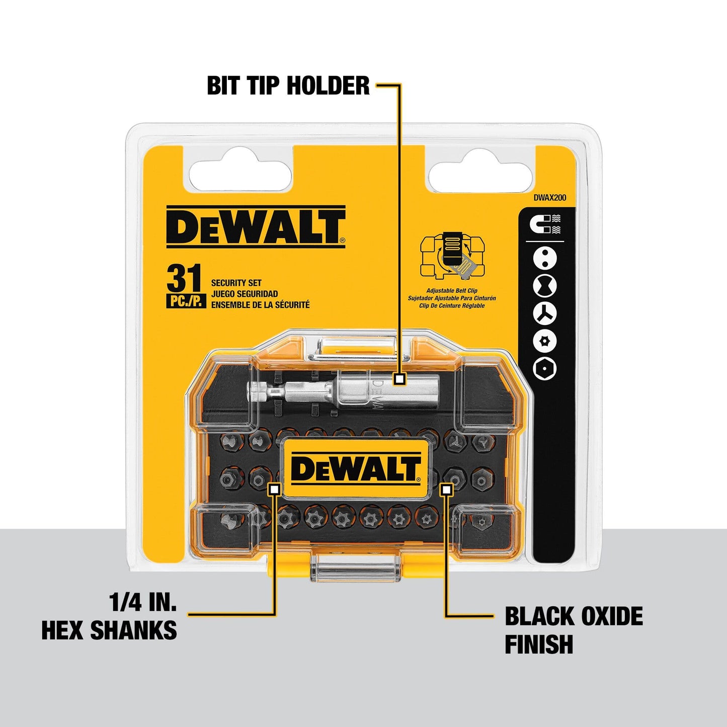 DEWALT Security Screwdriving Set, 31-Piece (DWAX200)