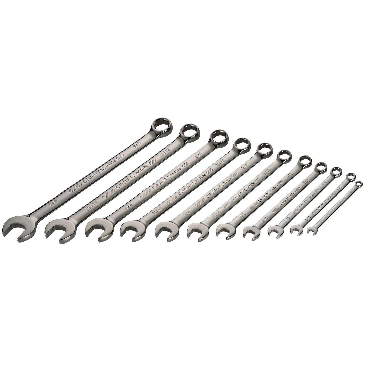 CRAFTSMAN OVERDRIVE 11-Piece Standard (SAE) Wrench Set (CMMT87711)