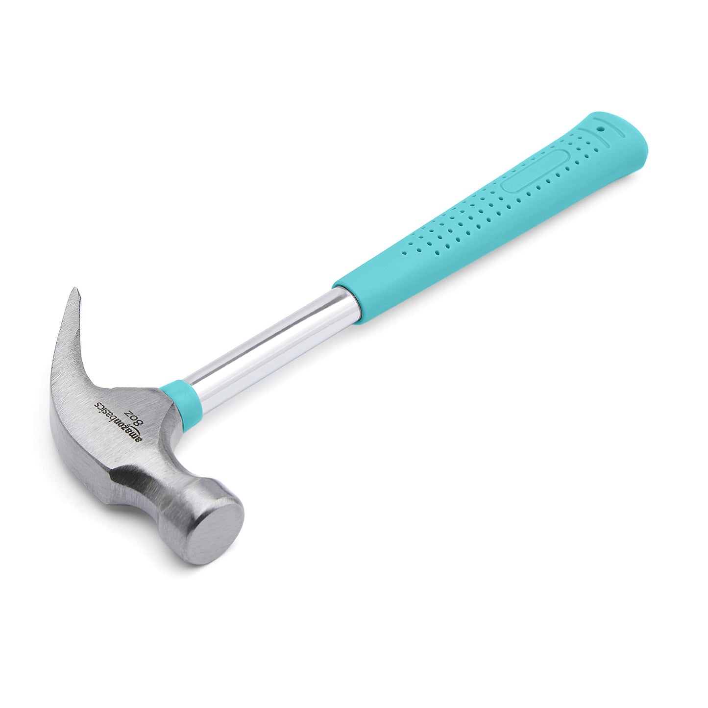 Amazon Basics 8 oz Hammer, Turquoise