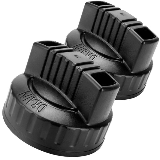 47922 Vac Drain Cap Compatible with Ridgid Shop Vacuum Cleaner, 1.97'' ID Wet/Dry Vacuum Replacement Drain Cap（2pack）