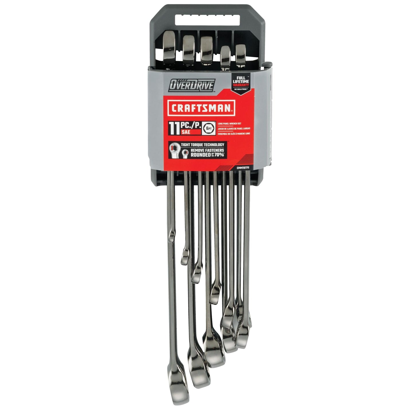 CRAFTSMAN OVERDRIVE 11-Piece Standard (SAE) Wrench Set (CMMT87711)