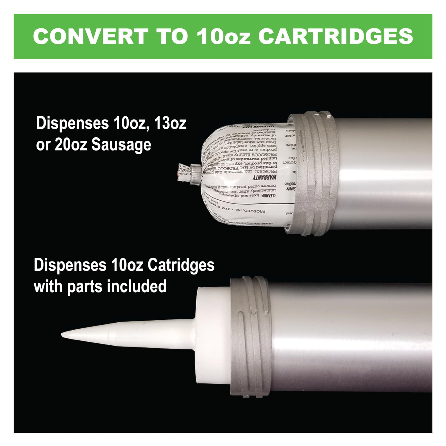 Albion Engineering Company B12S20 B-Line Manual Sausage Caulking Gun, 20 oz, 12:1 Drive