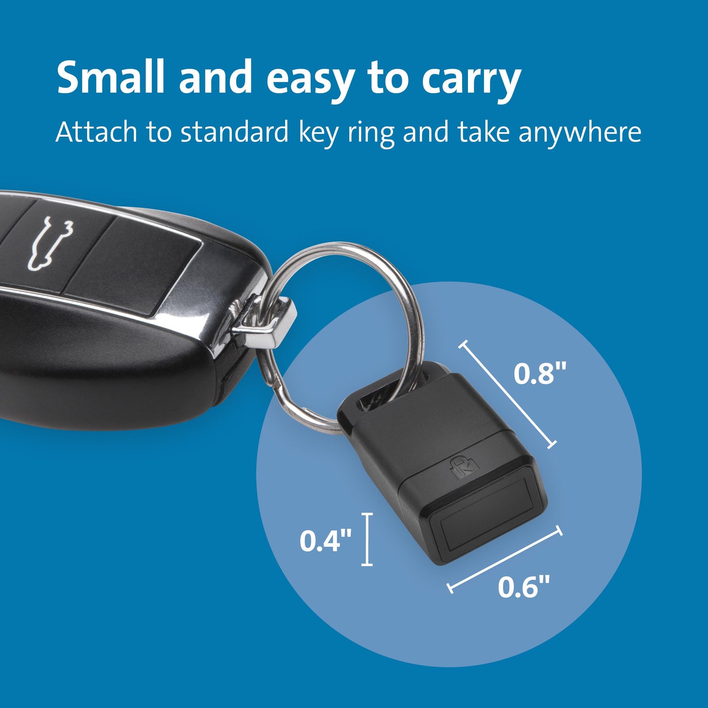 Kensington VeriMark Gen1 USB-A Fingerprint Key Reader - Windows Hello, Anti-Spoofing (K67977WW)