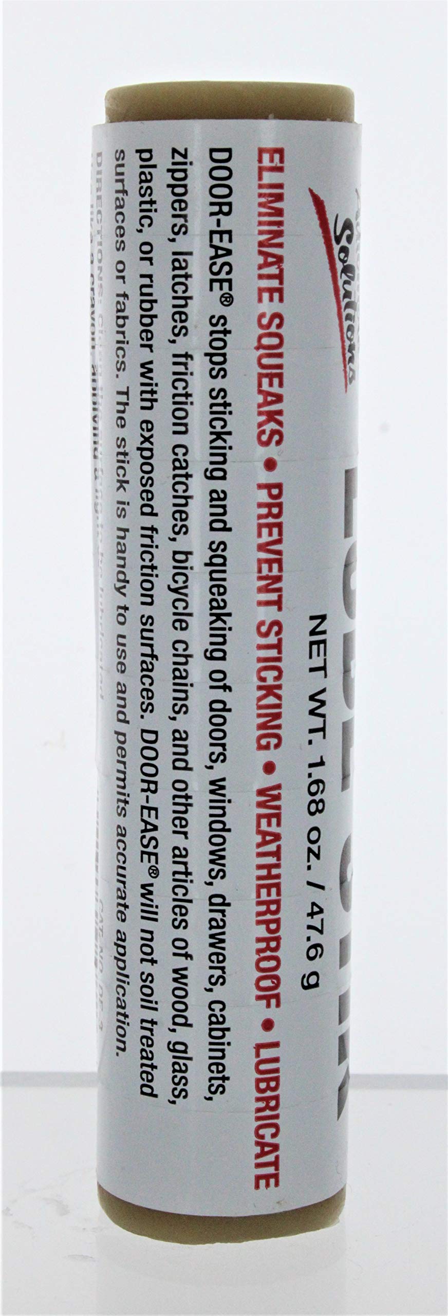 AGS Door-Ease Lubricant Stick 1.68oz – No-Mess, Weatherproof, Wear-Resistant, Multi-Purpose Automotive & Home Use