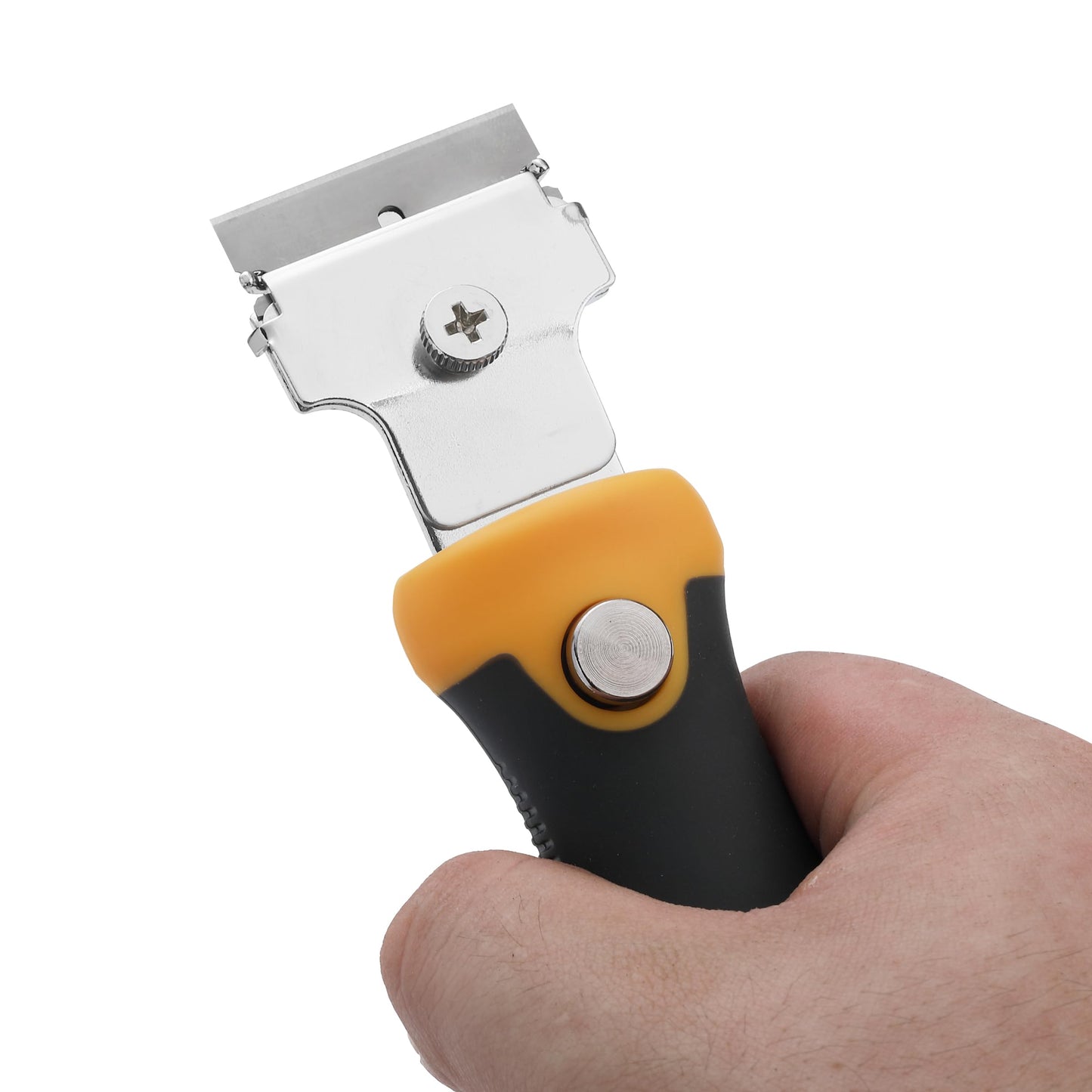 Bates 2-Pack Razor Blade Scraper Set with Adjustable & Standard Handles, 20 Blades, Stainless, Carbon & Plastic Blades, Storage Included