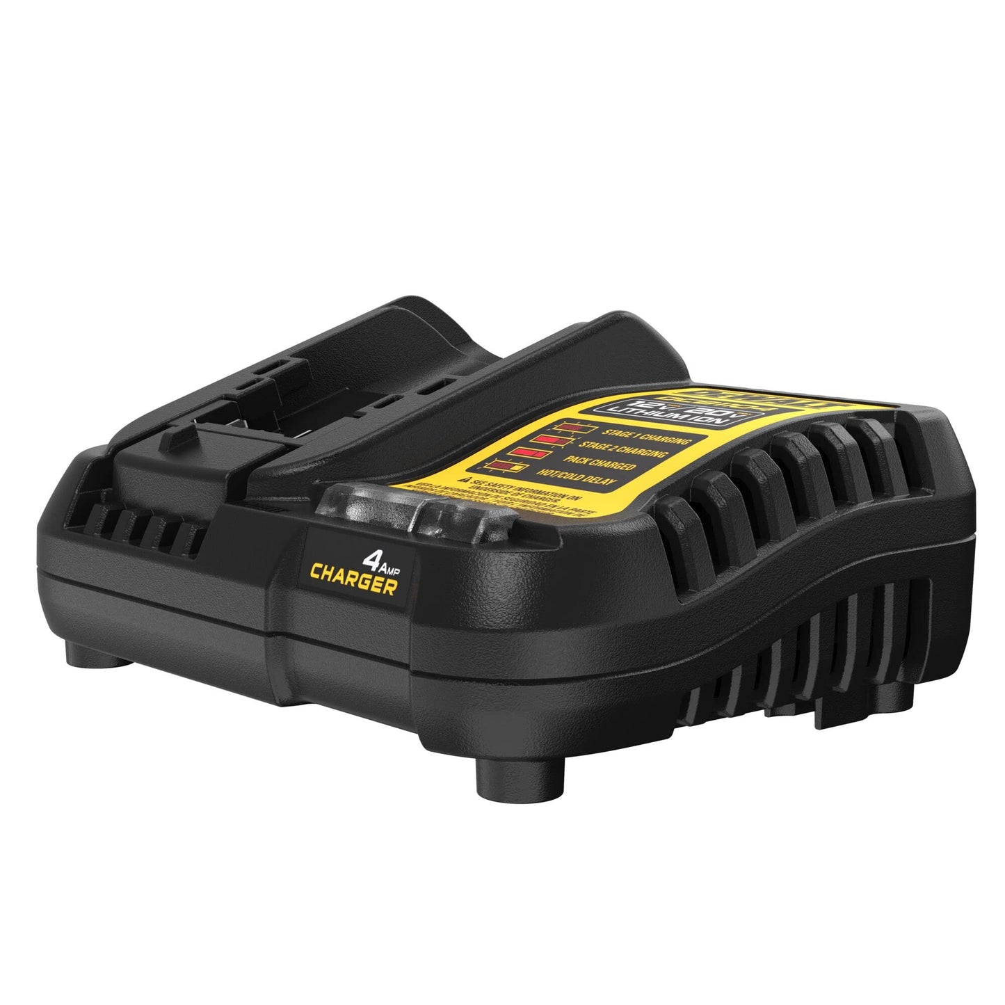DEWALT 12V MAX/20V MAX Lithium Ion Battery Charger, 4 Amp (DCB1104)