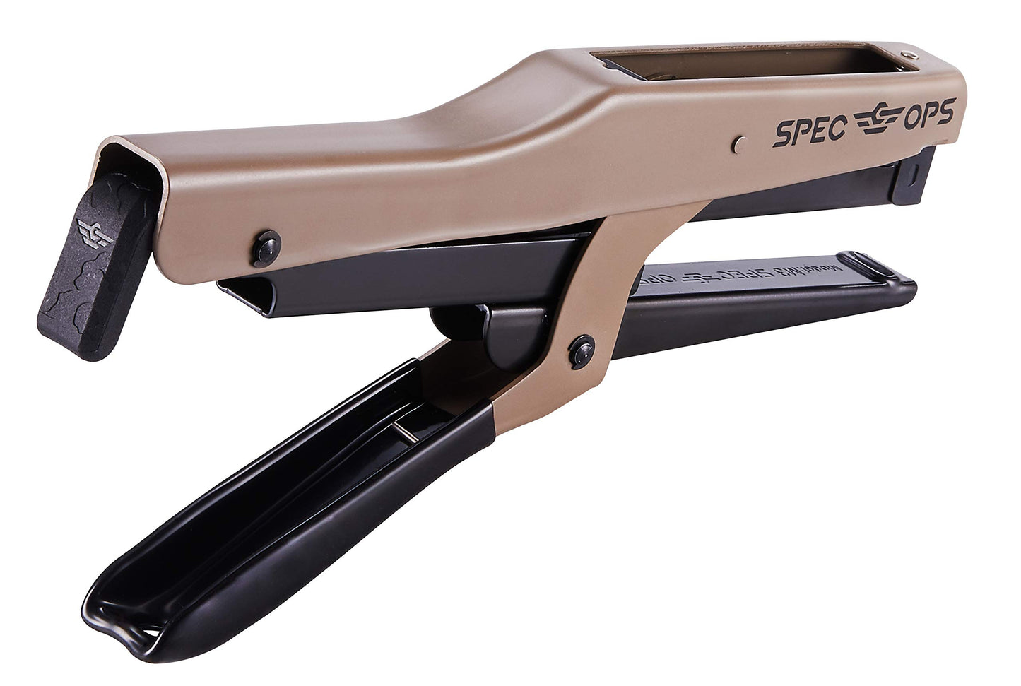Spec Ops Tools Florist & Dry Cleaner Plier Stapler, 3/8"" Crown, 1/4"" Leg Length Staples, 3% Donated to Veterans