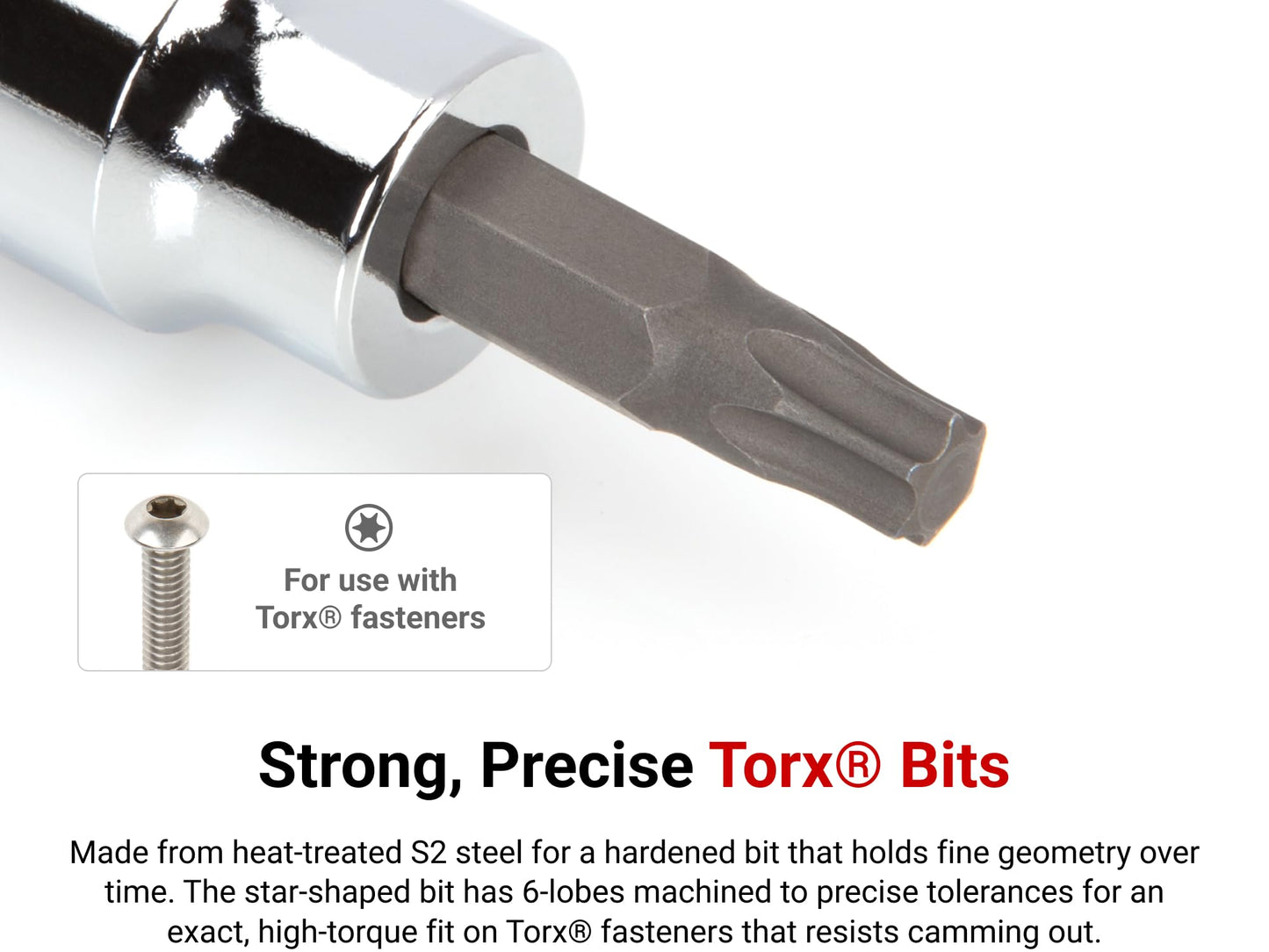 TEKTON 3/8 Inch Drive x T30 Torx Bit Socket | SHB14230