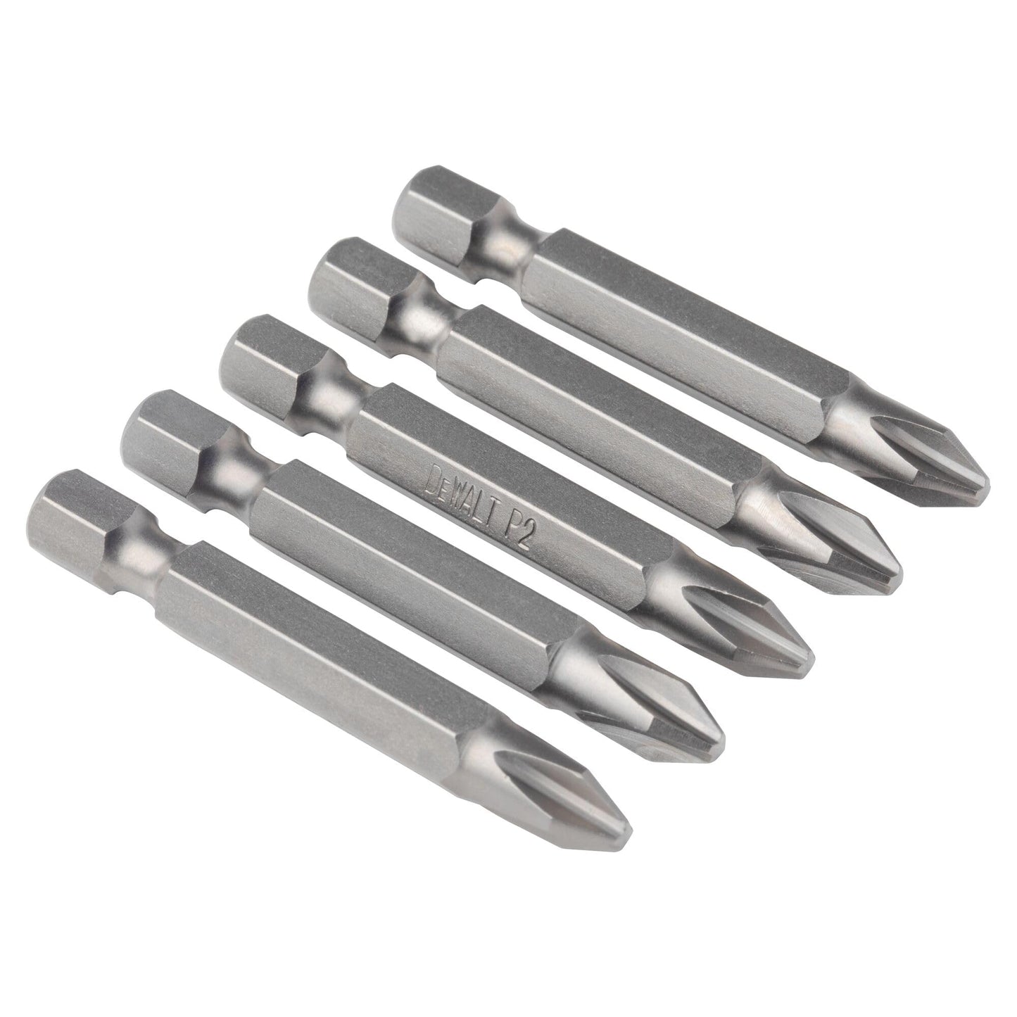 DEWALT Screwdriver Set, #2 Phillips, 2-Inch Power Bit, 5-Pack (DW2115)